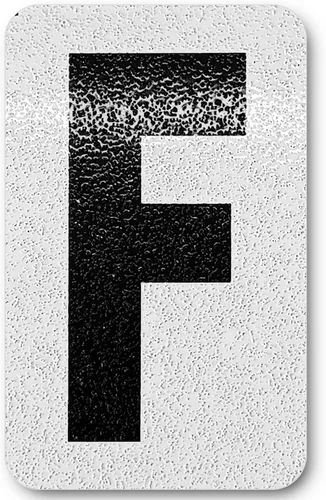 Miniatura 57 de Despegar y pegar individuales, números y letras de aluminio reflectantes, se adhiere al hormigón, madera, metal, azulejos, ladrillo, vidrio