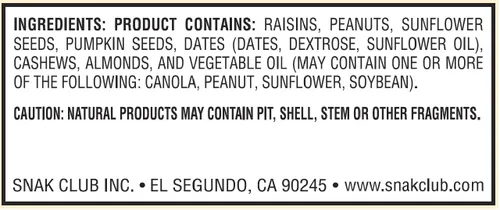 Miniatura 3 de Grab & Go Fancy Trail Mix 2 oz. / 12 unidades, aperitivos salados