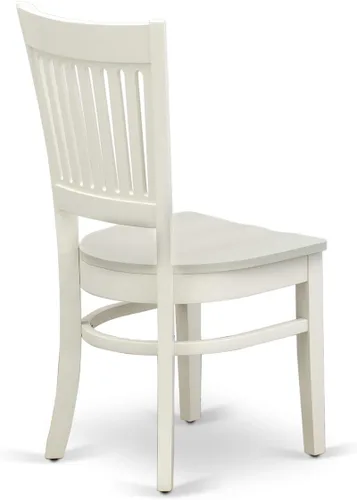 Miniatura 12 de East West Furniture NOVA5-LWH-W - Juego de mesa de comedor de 5 piezas, incluye una mesa de cocina rectangular con hojas de mariposa y 4 sillas