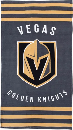Northwest NHL Vegas Golden Knights - Toalla de playa, 30 x 60 pulgadas, rayas