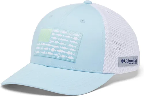 Miniatura 358 de Columbia - Gorra de malla con bandera con árboles unisex para adultos, corona alta