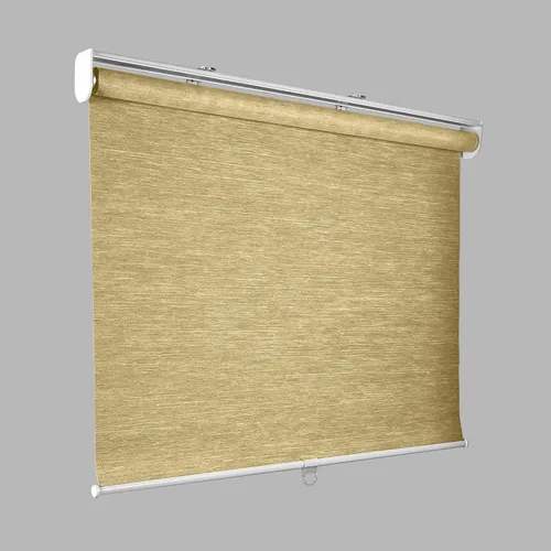 Miniatura 3 de ARLO BLINDS Persiana enrollable de tela de tejido natural, transparente, filtro de luz, inalámbrica, 22 pulgadas de ancho x 60 pulgadas de alto