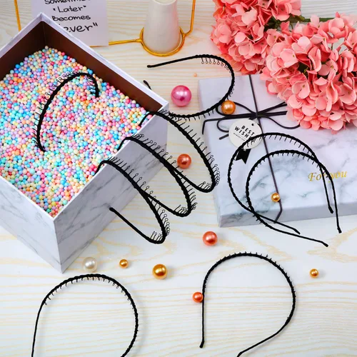 Miniatura 4 de Zhanmai 10 piezas unisex de metal para el cabello, peine para los dientes, accesorios para el cabello
