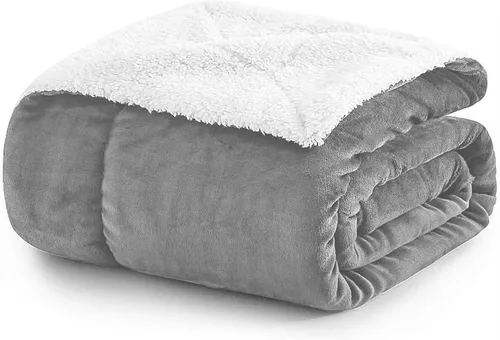 Miniatura 67 de MOONLIGHT20015 Mantas Sherpa de color rosa bebé tamaño King para cama – Paquete al por mayor de 9 mantas Sherpa – Manta suave y esponjosa