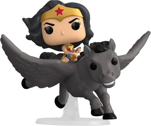 Miniatura 2 de Funko POP Ride Super Deluxe: Wonder Woman 80th - Mujer Maravilla en Pegaso, Multicolor (54989)