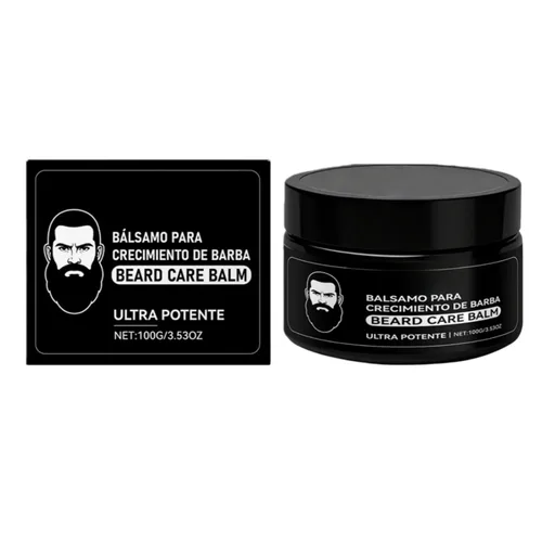 Estimulante para Barba, Apolo Cosmetics Para Barba, Ultra Potente Bálsamo de Crecimiento, New De Barba, Estimulante Barba Hidrata y Fortalece el