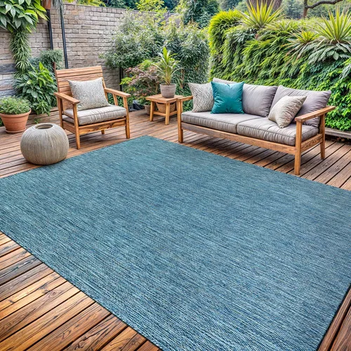 Miniatura 15 de Alfombra Lavable para Interiores y Exteriores 8x10 Resistente a la Intemperie Alfombras de Área Modernas de Yute Sólido para Porche Terraza Balcón