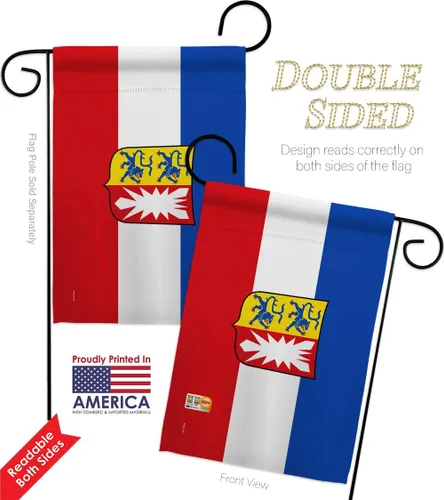 Miniatura 3 de Schleswig Holstein Garden Flags 2pcs Pack Regional Germany States Central Europe Territory Old History Country Particular Area Small Gift Yard House