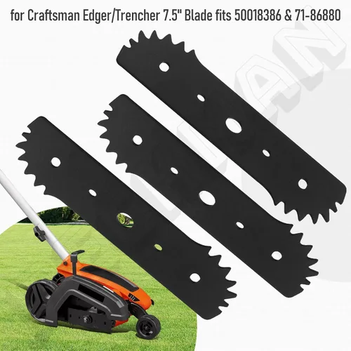 Miniatura 3 de WA0034 - Cuchilla de repuesto eléctrica de 7-1/2 pulgadas para bordeadoras de césped eléctricas Worx WG895 y WG896 - zanjadora, para Craftsman