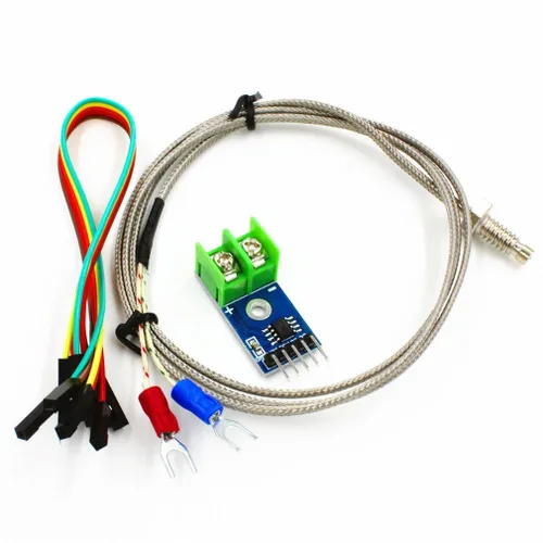 HiLetgo DC 5V MAX6675 Sensor de temperatura M6 para Arduino Módulo + Termopar tipo K