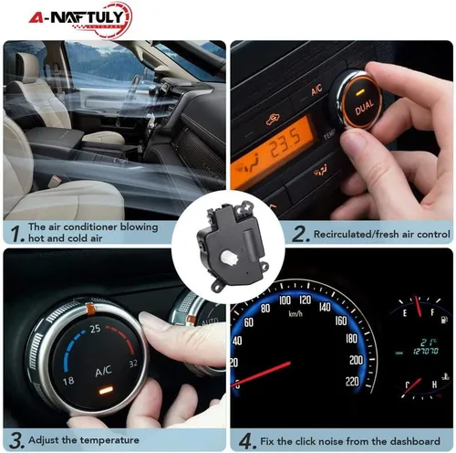 Miniatura 3 de Actuador de puerta de mezcla HVAC de reemplazo para Chrysler 200 2012-2014/Sebring, Dodge Avenger/Journey/Caliber, Jeep Wrangler/Patriot/Compass Ram