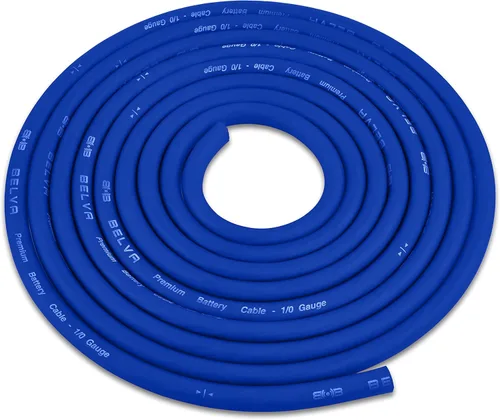 Miniatura 2 de Belva True 1/0 Calibre AWG Premium CCA Kit Completo de Cableado de Amplificador con Cable RCA OFC de 2 Canales - BAK02BL Azul