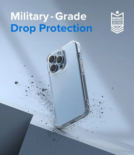 Miniatura 5 de Ringke Fusion funda compatible con iPhone 13 Pro Max, translúcida, antihuellas, dura, parte trasera esmerilada, con bordes protectores suaves