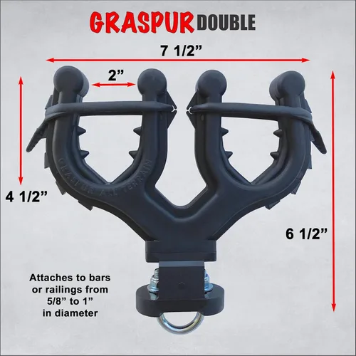 Miniatura 6 de Graspur Soporte Doble para Armas y Arco de ATV - Modelo ATV2