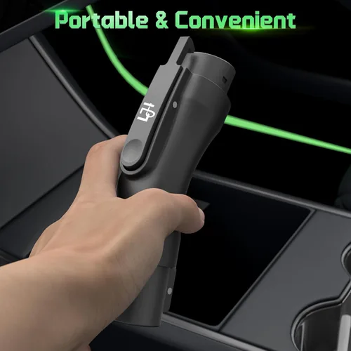 Miniatura 6 de Adaptador Tesla a J1772, convertidor NACS a J1772 de 48A 250V, compatible con conectores de alta potencia Tesla, cargadores de destino y conectores