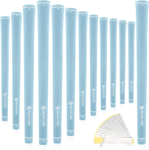 Miniatura 12 de SAPLIZE Puños de golf exclusivos para mujer, diseño cónico optimizado, elegante serie de colores sólidos, suaves, cómodos y absorbentes de golpes