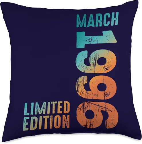 Miniatura 4 de Awesome Limited Edition March 1996 Retro 1996 Vintage 1996 Throw Pillow