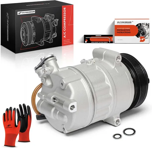 Miniatura 10 de A-Premium Compresor A/C con embrague compatible con Buick Regal 2.4L 2012, polea de 5 ranuras