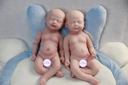 Miniatura 9 de Muñeca realista de silicona completa de 18.5 pulgadas que puede beber agua, muñecas de bebé renacidas realistas, juguete y niña calva coleccionable