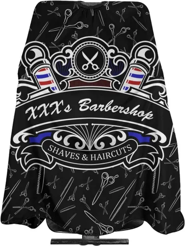 Miniatura 13 de Capa de peluquería personalizada, capa de peluquería personalizada, añade tu foto, texto, logotipo, capa de salón personalizada para hombres, capa