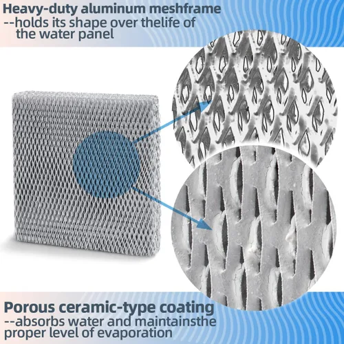 Miniatura 3 de Panel de agua 10 almohadillas de filtro de humidificador de repuesto para Aprilaire 110 220 500 500A 500M 550 550A 558; filtro de agua de horno