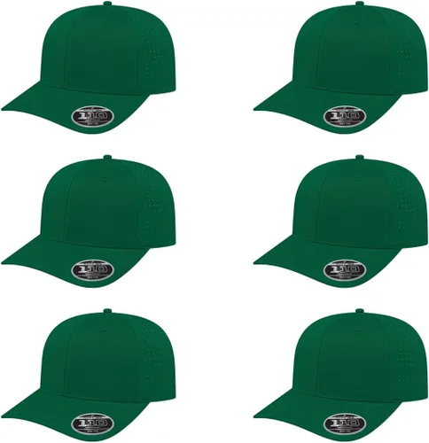 Miniatura 14 de Cap America i8533 Flexfit 110 Gorra Snapback Perforada de Rendimiento de Perfil Medio de 6 Paneles con Protección UV y Snapback Ajustable