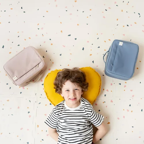 Miniatura 8 de 3 Sprouts Lonchera para niños, niños y niñas, lonchera aislada para niños y niñas, perfecta para la escuela y los viajes, Loncheras para niños y Azul