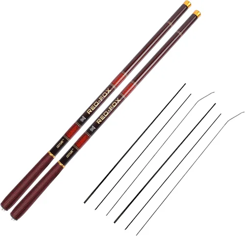 Miniatura 14 de Goture/ Kit de caña de pescar telescópica Tenkara/ Caña de pescar ultraligera para viajes, caña de pescar plegable portátil para bass y crappie