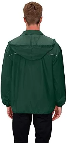 Miniatura 2 de Men's Rain Jacket Cycling Running Jackets Waterproof Raincoat with Hood Windbreaker Hiking Jacket Rain Coat