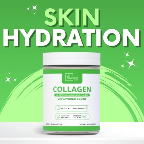 Miniatura 6 de My Adventure to Fit Colágeno hidrolizado para mujeres, polvo de colágeno alimentado con pasto para el crecimiento muscular y proteína de colágeno