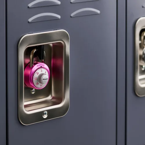 Miniatura 2 de Candado rosa con combinación Master Lock 1530DPNK de la Fundación de Investigación sobre el Cáncer de Mama, Rosado, 1530DPNK