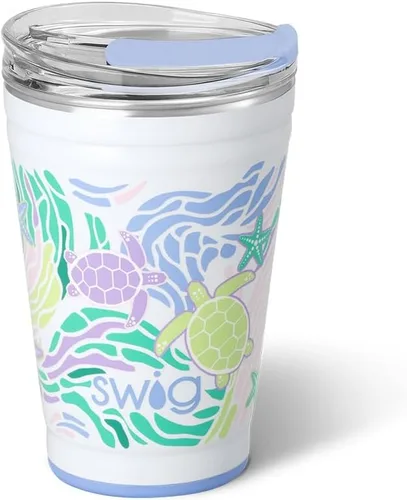 Miniatura 88 de Swig Life - Vaso aislante de 22 onzas, vaso de viaje para café con tapa, taza de café para viaje compatible con portavasos, de acero inoxidable