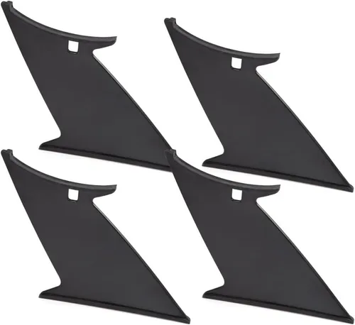 Miniatura 15 de CHEDA Alerón de ala de tapa trasera del maletero, compatible con Perrin SubaruWRX STi 2002-2007, 4 piezas, negro