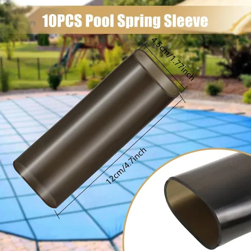 Miniatura 2 de 10 fundas de resorte para piscina, funda de resorte, cubierta de seguridad para piscina (4.72 x 1.37 pulgadas) para piscina, cubierta de invierno