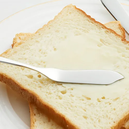 Miniatura 3 de VANRA Juego de cuchillos esparcidores de queso, 4 piezas, cuchillo de mantequilla de acero inoxidable, sándwich, condimento, mermelada, pan, crema