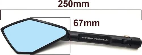 Miniatura 5 de Accesorios Espejos de motocicleta CNC aluminio para manillar de moto espejos retrovisores azul para BMW S1000RR S1000XR S1000r Gs 1200 F 650 700 Gs