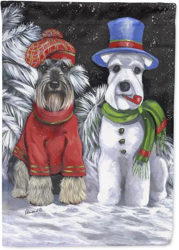 Miniatura 214 de Caroline's Treasures PPP3097CHF - Pijama de Navidad con diseño de bulldog francés para colgar en la pared, poliéster, tamaño de casa, multicolor
