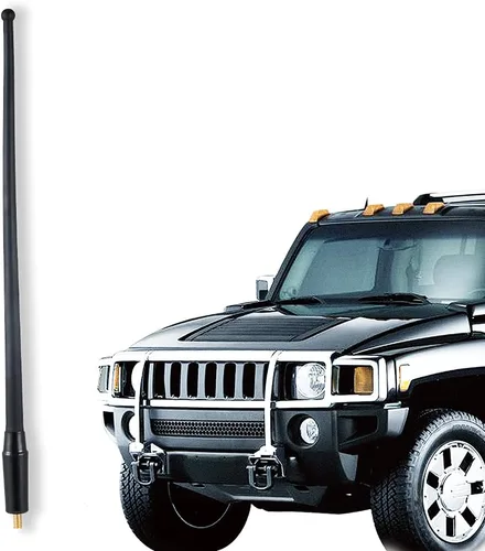 Miniatura 7 de Antena corta de radio de coche de 7.6 pulgadas, antena de goma flexible en espiral de 7.7 in, repuesto para radio de automóvil FM/AM, compatible