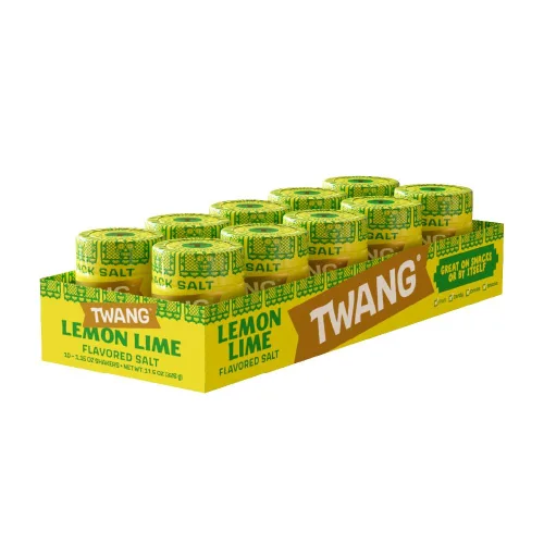 Miniatura 17 de Twang erz Chile-Lime condimento sal para aperitivos, coctelera de 1.15 onzas (paquete de 10)