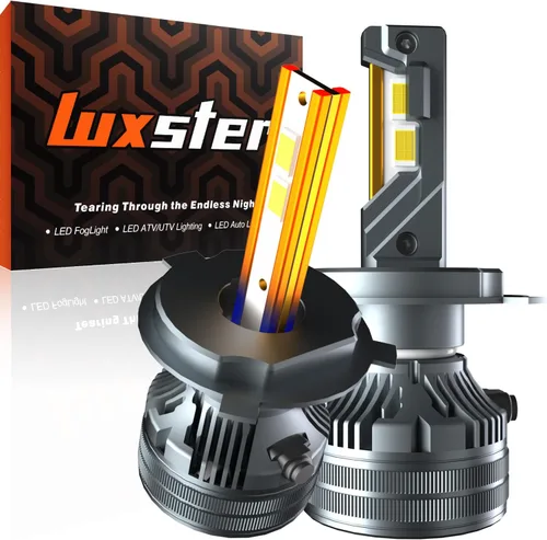 Miniatura 15 de LUXSTER Bombillas LED H1 Punisher, adaptadores H1 incluidos, 40,000LM ultra brillantes, instalación Plug-N-Play, bombillas para luces antiniebla