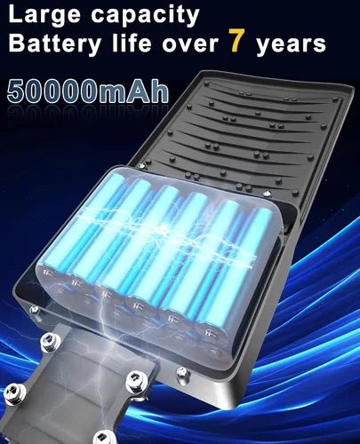 Miniatura 5 de JAYNLT Y-11000W Luces Solares de Calle al Aire Libre, 800000 LM 6500K Luces de Estacionamiento Brillantes Comerciales, Luces de Inundación Divididas
