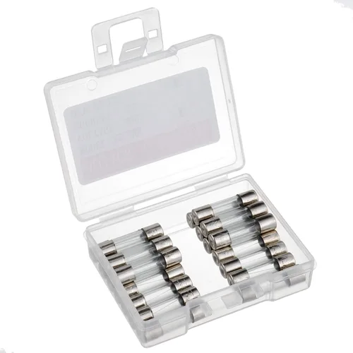 Miniatura 2 de BOJACK 0.197x0.787 in 5A 5amp 250V 0.2x0.78 pulgadas F5AL250V Fusibles de vidrio de soplado rápido (paquete de 20)
