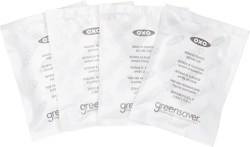 Miniatura 6 de OXO Good Grips GreenSaver Produce Keeper - Recambios de filtro grande y de carbono Good Grips GreenSaver 4 unidades, 4