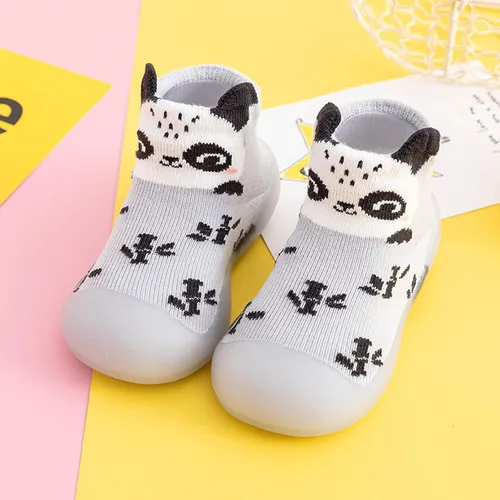 Miniatura 6 de Zapatos de cuna para bebé, para interiores, para primeros pasos, cálidos, para niñas y niños, zapatos de deporte lindos animales, zapatos