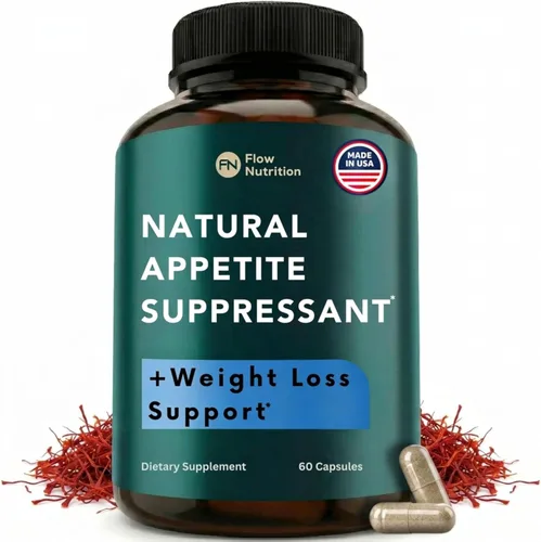 Supresor natural del apetito para mujeres y hombres – Apoyo a la saciedad no estimulante y fórmula diaria holística. Ayuda a controlar el hambre y