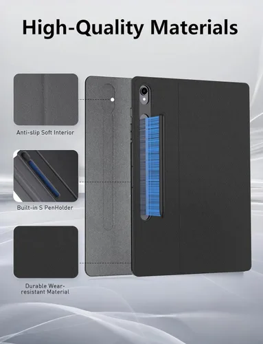 Miniatura 9 de Funda para teclado retroiluminada para Samsung Galaxy Tab S10 Lite/S10 FE/S9 FE 5G 10.9"/ Tab S9 11", teclado inalámbrico desmontable magnético de 7