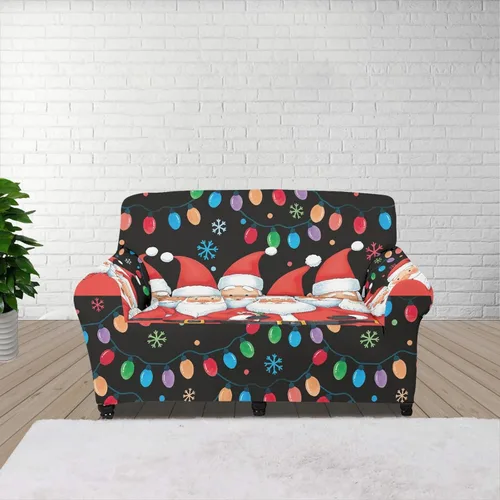 Miniatura 113 de Horeset Fundas elásticas para sofá con diseño de flores otoñales, lavables para sofá de 2 cojines, funda protectora para mascotas y perros