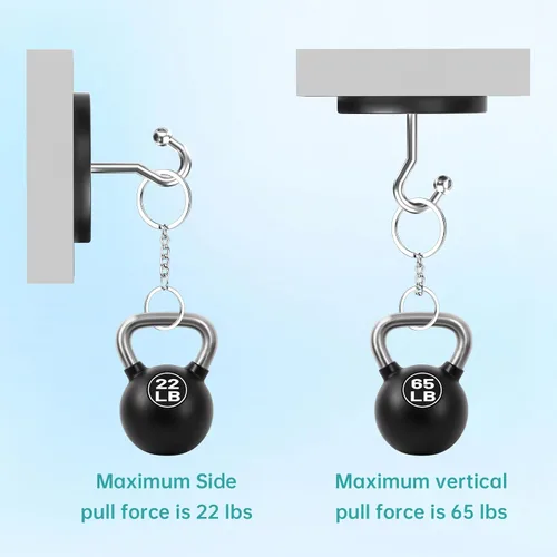 Miniatura 7 de Mippko Soporte magnético para tableta, nevera, iPad para vehículo/gabinete/estante de metal, soporte de base magnética fuerte que atrae