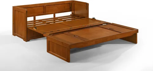 Miniatura 4 de NIGHT & DAY Cubo premontado gabinete Murphy cama, Beadboard Cherry