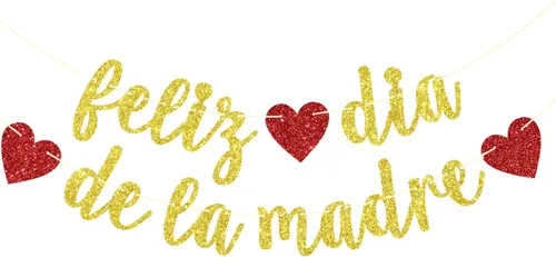 Cartel de Feliz Día de la Madre, decoración del día de la madre, decoración de cumpleaños de mamá, decoraciones de fiesta de feliz día de la madre,